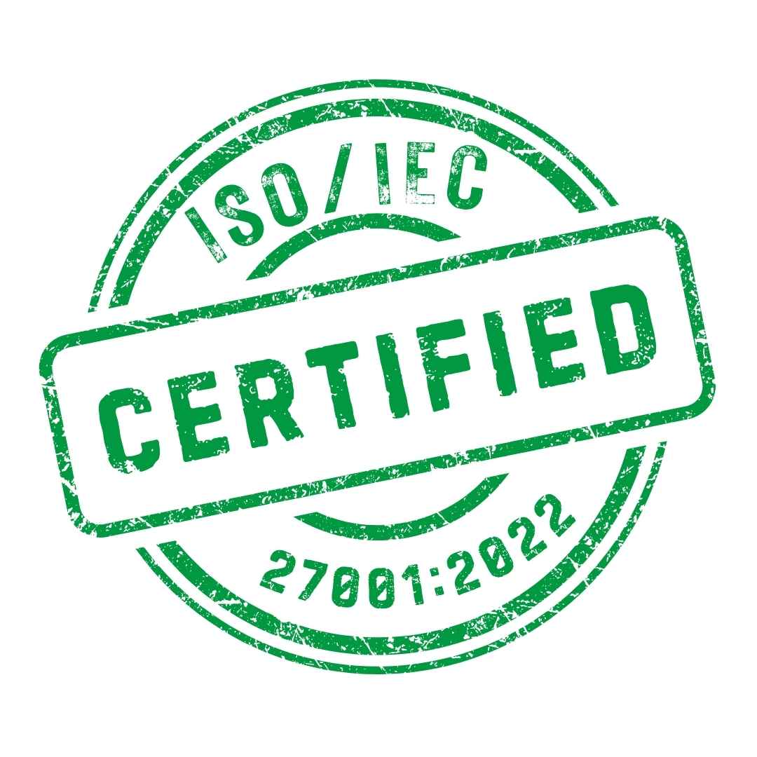 ISO 27001:2022 Certification Stamp